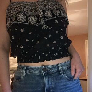 American eagle cropped tank
